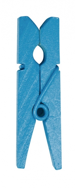 Décoration de table, pince en bois, turquoise