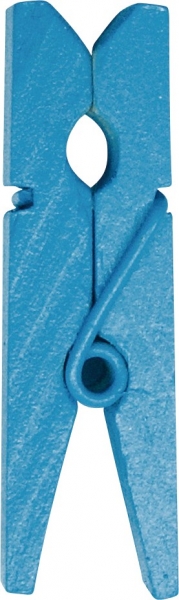 Décoration de table, pince en bois, turquoise