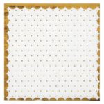 Decoration de table, serviettes, passe partout, blanche