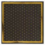 Decoration de table, serviettes, passe partout, noir