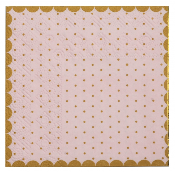 Decoration de table, serviettes, passe partout, rose
