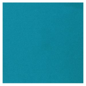 Décoration de table, serviettes en intissé, aqua bleu