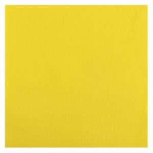 Décoration de table, serviette en intissé, jaune