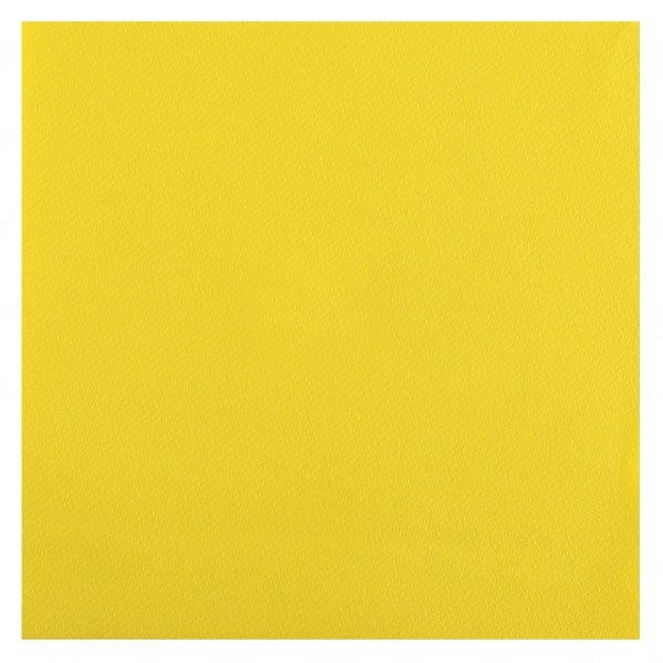 Décoration de table, serviette en intissé, jaune