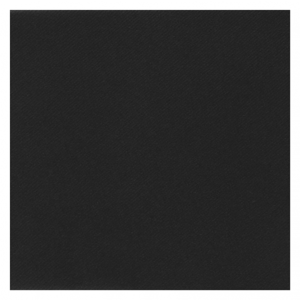 Décoration de table, serviette en intissé, noir