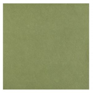 Décoration de table, serviette en intissé, vert olive