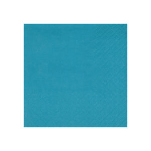 Décoration de table, serviettes en papier, aqua