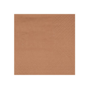 Décoration de table, serviettes en papier, bronze