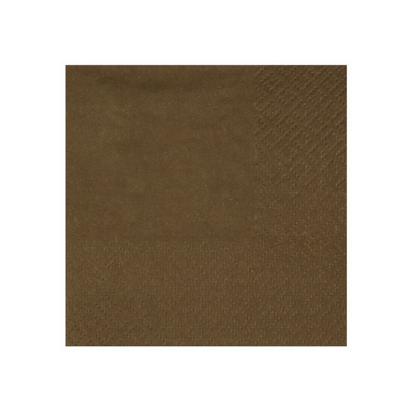 Décoration de table, serviettes en papier, chocolat