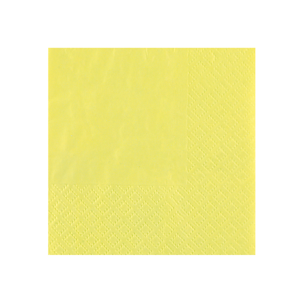 Décoration de table, serviettes en papier, citron
