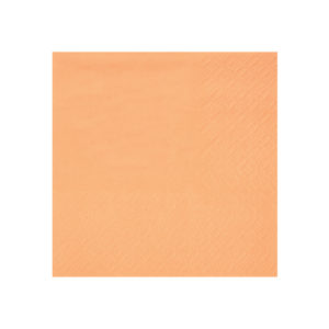 Décoration de table, serviettes en papier, corail