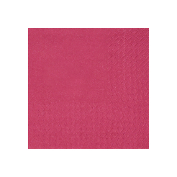 Décoration de table, serviettes en papier, fuchsia
