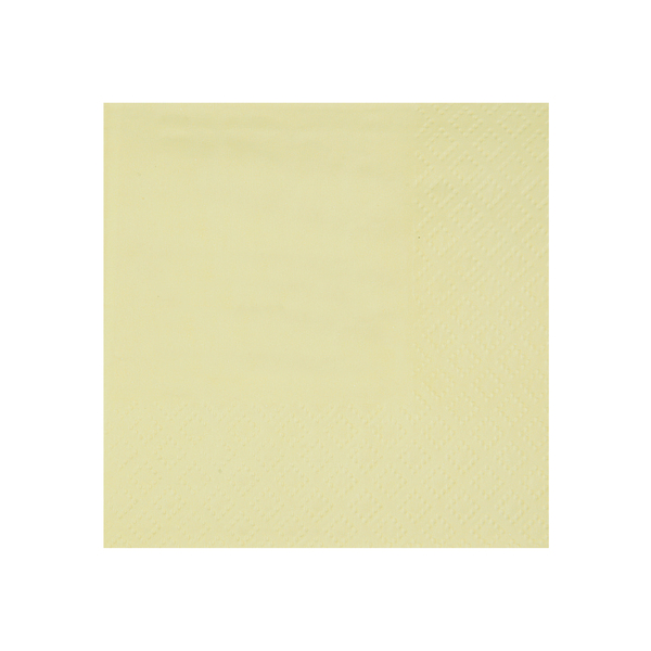 Décoration de table, serviettes en papier, ivoire