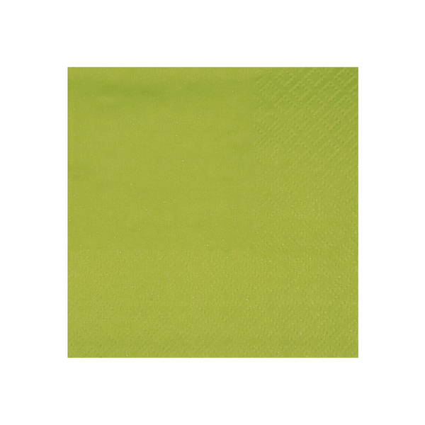 Décoration de table, serviettes en papier, kiwi
