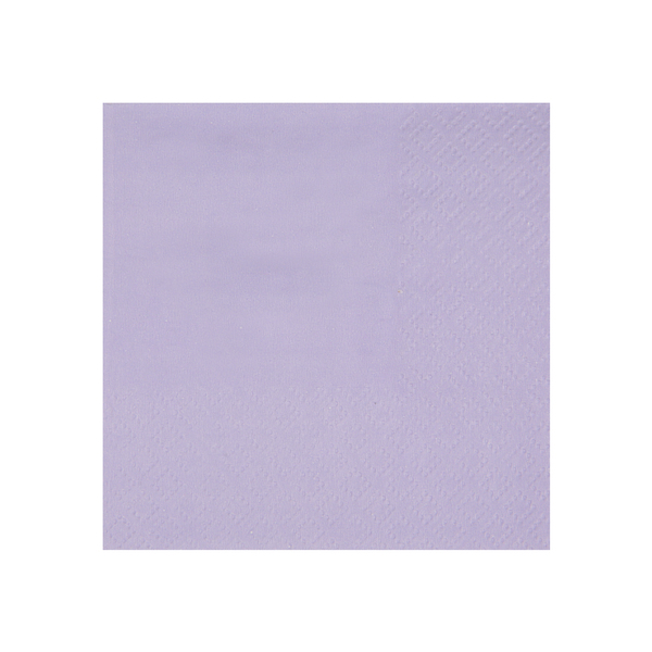 Décoration de table, serviettes en papier, parme
