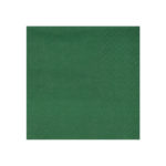 Décoration de table, serviettes en papier, vert foret