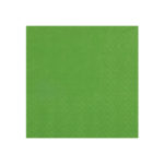 Décoration de table, serviettes en papier, vert pomme