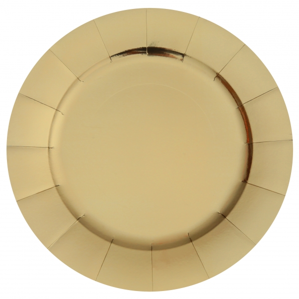 DECORATIONDETABLE-SOUSASSIETTES-OR Decoration de table, sous assiettes, or