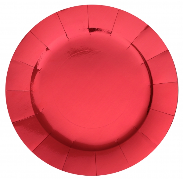 decoration de table, sous assiettes, rouge