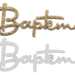 Occasions spéciales, baptême, confettis, blanc