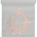 Occasions spéciales, mariage, chemin de table, just married
