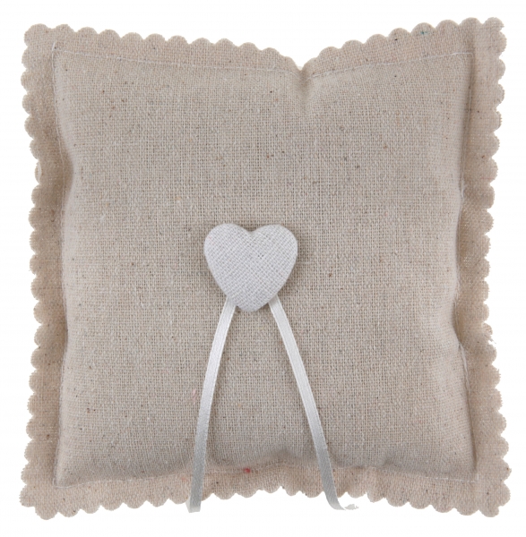 Occasions spéciales, mariage, coussin alliance, jute