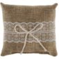 Occasions spéciales, mariage, coussin d alliance, jute
