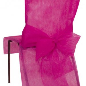 Occasions spéciales, mariage, housse de chaise, fuchsia