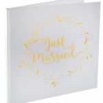 Occasions spéciales, mariage, livre d or, just married
