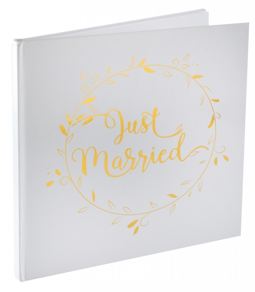 Occasions spéciales, mariage, livre d or, just married