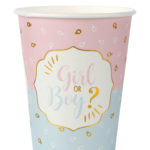 occasion speciale, revelation de sexe, vaisselle, gobelet