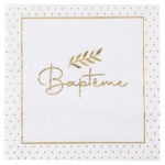 Occasions spéciales, baptême, serviettes
