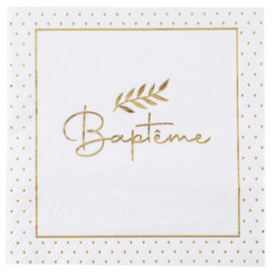 Occasions spéciales, baptême, serviettes