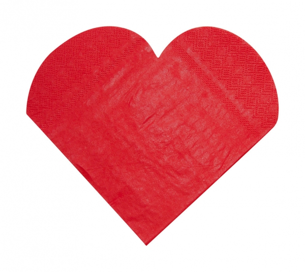 Occasions speciales, serviettes, coeur