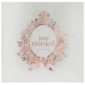 Occasions speciales, serviettes, just married, rose gold