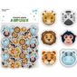 Anniversaire, animaux de la jungle, confettis