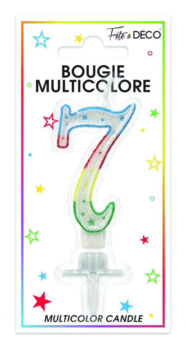 Anniversaire, bougies, 7