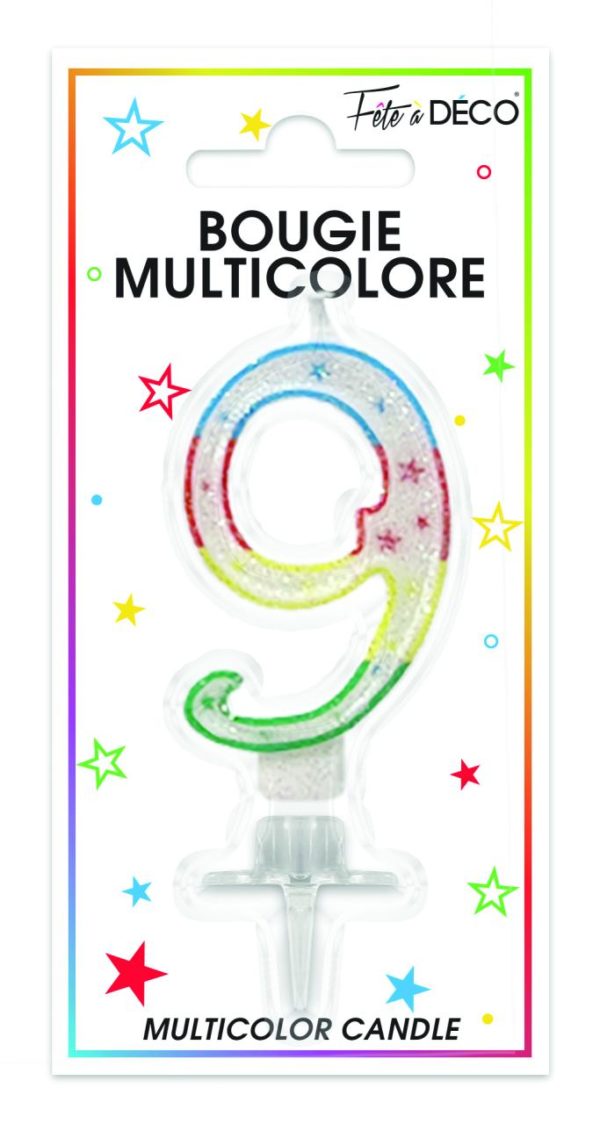 Anniversaire, bougies, 9