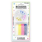 Anniversaire, bougies, assortis