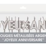 Anniversaire, bougies, joyeux anniversaire, argent