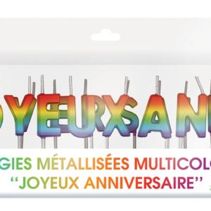 Anniversaire, bougies, joyeux anniversaire, multi