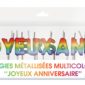 Anniversaire, bougies, joyeux anniversaire, multi