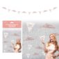 Anniversaire, guirlande fil, rose gold