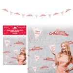 Anniversaire, guirlande fil, rouge