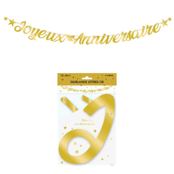Anniversaire, lettres, joyeux anniversaire, or