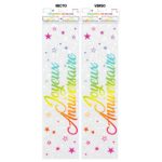Anniversaire adulte, bannières, multicolore