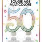 Anniversaire adulte, bougies, 50 ans