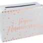 Anniversaire adulte, tirelire, rose gold