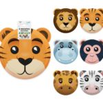 Anniversaire, assiettes, animaux