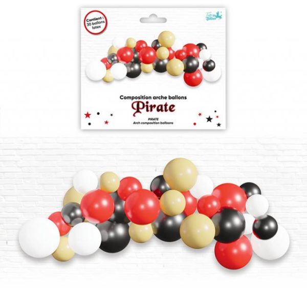 Anniversaire enfant, pirates, arche